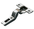Hafele 329.17.803 Concealed Hinge, Salice Push, 110° Opening Angle, Self-Opening, Inset Mounting, Screw Mounting, Steel, Nickel Plated