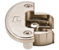 Hafele 344.05.810 Single Pivot Institutional Hinge Cup, Aximat® 200, Grade 1, for 1/4" Holes, Dowel Mount, Zinc, Matt Nickel