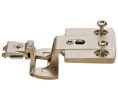 Hafele 344.06.920 Single Pivot Institutional Hinge Arm, Aximat® 300, Grade 1, 240° Opening Angle, with Expanding Dowels, Full Overlay, Matt Nickel