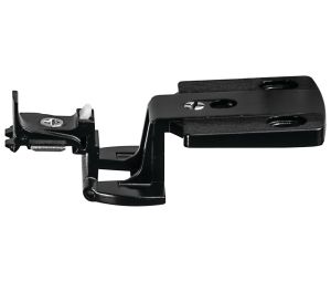 Hafele 344.06.980 Single Pivot Institutional Hinge Arm, Aximat® 300, Grade 1, 270° Opening Angle, Full Overlay, Black