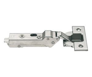 Hafele 348.36.730 Concealed Hinge, Grass Tiomos, Model F017139428228, 120° Opening Angle, Full Plus Overlay, Soft-close, 45/9.5, Impresso