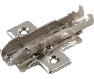 Hafele 348.38.513 Wing Baseplate, Grass Tiomos, Model F058139748228, 4-Point Fixing with Wood Screws, 1/8" Height