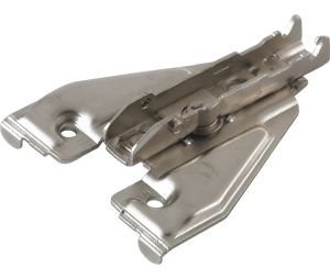 Hafele 348.38.571 Face Frame Adapter Baseplate, Grass Tiomos, Model F058139825228, 2 Point Fixing via Worm Gear, 1.5 mm Height