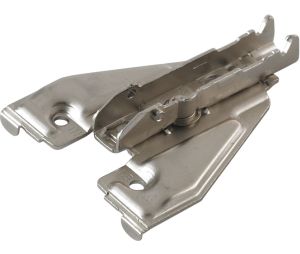 Hafele 348.38.574 Face Frame Adapter Baseplate, Grass Tiomos, Model F058139827228, 2 Point Fixing via Worm Gear, 5 mm Height