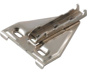 Hafele 348.38.643 Face Frame Adapter Baseplate, Grass Tiomos, Model F058139822228, 2 Point Fixing, with Elongated Holes, 3.5 mm Height