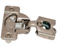 Hafele 348.90.000 Concealed Face Frame Hinge, Grass Tec Side-Mount, 108° Opening Angle, Soft-Close, 1/2" Overlay, Dowel-mount