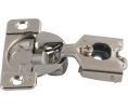 Hafele 348.90.010 Concealed Face Frame Hinge, Grass Tec Wrap Around, Model 04429A-15, 108° Opening Angle, Soft-Close, 1/4" Overlay, Screw-on