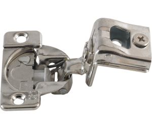 Hafele 348.90.017 Concealed Face Frame Hinge, Grass Tec Wrap Around, Model 04548A-15, 108° Opening Angle, Soft-Close, 1-3/8" Overlay, Screw-on