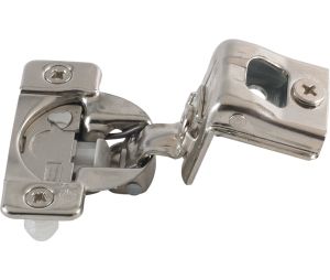 Hafele 348.90.027 Concealed Face Frame Hinge, Grass Tec Wrap Around, Model 02782A-15, 108° Opening Angle, Soft-Close, 1-3/8" Overlay, Press-fit