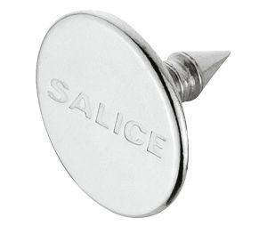 Hafele 356.06.464 Retaining Catch, with Pin, Steel, Nickel-Plated, Box of 100