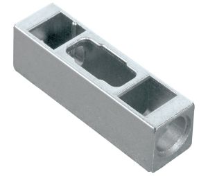 Hafele 356.11.592 Adapter, for Frameless or Inset Doors without Lip, D076XX9R, Zinc