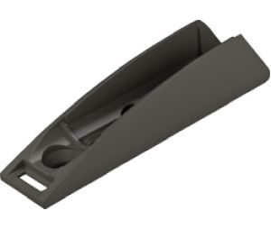 Hafele 356.12.325 Mounting Plate, K Push Tech Concealed, Short, Anthracite