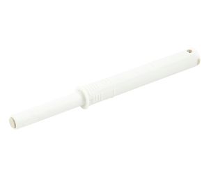 Hafele 356.12.717 Latch, K Push Tech Concealed, Long, with buffer, White