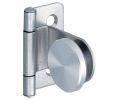 Hafele 361.46.010 Inset Glass Door Hinge, for 4-6 mm Doors, for lightweight glass doors, Stainless Steel
