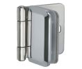 Hafele 361.46.040 Glass Door Hinge, for Glass 4 - 6 mm, for mid-size glass doors, for inset doors, Stainless Steel