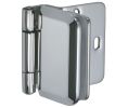 Hafele 361.46.041 Glass Door Hinge, for Glass 4 - 6 mm, for mid-size glass doors, for half overlay doors, Stainless Steel