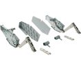 Hafele 372.34.500 Front Lift Up Fitting, Free Swing, for one-piece flaps made of wood, 4-7 lbs., Model S9sw, Set
