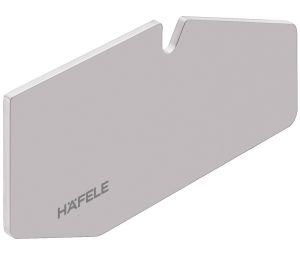 Hafele 372.34.680 Cover Cap, Free Swing, Grey, 2 Pieces