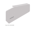 Hafele 372.38.031 Cover Cap, Free Fold Short, Plastic, Gray, NCS S 2005-R80B