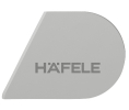 Hafele 372.39.000 Free Flap H 1.5 Cover Cap, for Swing-Up Fitting, for Weight Bearing Capacity Adjustment Facility, Right, Plastic, Gray