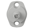 Hafele 372.39.016 Bracket for Cabinet, Free Flap H 1.5, Mounts on Both Sides, Plastic, Gray