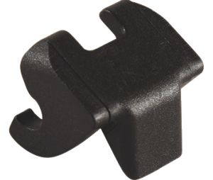 Hafele 372.91.499 Opening Angle Restraint, For Free Flap 1.7, Plastic, Black, Set