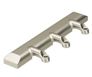 Hafele 372.91.599 Aluminum Door Bracket, for Free Flap 1.7 / 3.15 / Strato, Zinc Alloy, Nickel-Plated, Set