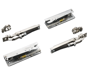 Hafele 372.96.011 Salice Wind Lift System, Push Open, D (Yellow/Free) Spring Close, 8-5/8 - 24" Door Height, Model FRAKFEPDSN9, Steel, Per Set