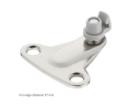 Hafele 373.66.994 DUO Mounting Bracket, for DUO Standard or DUO Forte Lid Stay, 1-1/2" Edge Distance, Steel, Silver