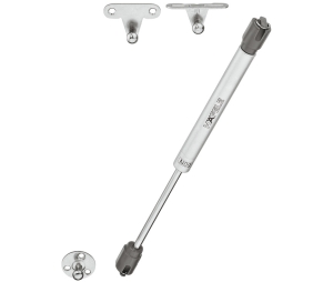 Hafele 373.82.909 Gas Piston, for Wooden and Aluminum Framed Doors, Spring Force 120 N, Steel, Nickel Plated