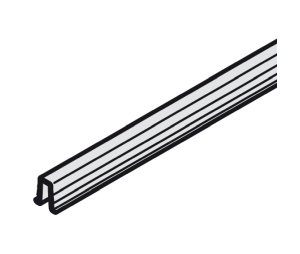 Hafele 402.30.802 Lower Guide Channel, For Slido F-Line21, 8' 2 7/16" Length, 88 lbs Weight Capacity, Plastic, Gray