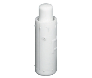 Hafele 402.90.006 Guide Bolt, with Spring Loaded Pin, 22 lbs Weight Capacity, Plastic, White