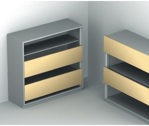 Hafele 403.20.001 Sliding Door Fitting, Hawa Libra 20 Synchro H IF/VF, 44 lbs Weight Capacity, 1 Number of Doors, 63" max. Door Width, Plastic, 1 Set