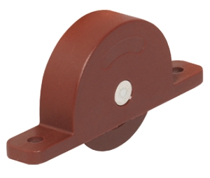 Hafele 404.29.105 Bottom Glide, Recess Mounted, Ball Bearing, 44 lbs Max. Weight Capacity, Plastic, Brown