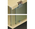 Hafele 405.82.226 Sliding Door Hardware, Hawa Clipo 16 GS IF, With Concealed Fixing, Plastic, Zinc Alloy, 1 Set