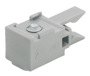 Hafele 405.83.981 Track Stopper, For Upper Tracks, for Hawa Clipo 16, Plastic, Gray