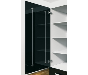 Hafele 407.92.901 Straightening Fitting, Häfele Planomix, For Max. Door Height (102 1/3"), Steel, Anodized, 1 Set