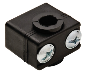 Hafele 408.14.390 Saddle and Bushing, RP 42/60, PVC, Black, 1 Pair