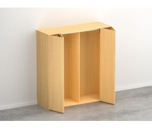 Hafele 409.36.033 Sliding Door Fitting, With Standard Center Hinge, 55 lbs. Door Weight Max., Right Mounting, 1 Set