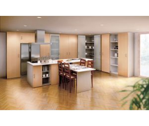 Hafele 409.43.710 Lateral Opening Door System, Set, FAD-20, 44 lbs Door Weight, 19 11/16" - 21 5/8" Internal Cabinet Width, 1 Set