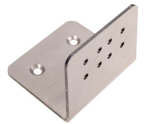 Hafele 420.01.011 Bottom Mount Bracket, 4180-0569-XE Model, for 3135EC, C3132EC and C3132SC, Steel, Zinc, 1 Set