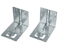 Hafele 421.23.050 Rear Bracket, for Progressa+ Push Salice Concealed Undermount Slide, Standard, Steel, Silver