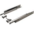 Hafele 421.23.730 Concealed Undermount Slide, 11 13/16" Length, Frameless, Full Extension, Soft Close, 75 lbs, Steel, Zinc, 6 Pair