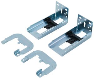 Hafele 422.04.002 Face Frame Bracket, 4180-0661-XE Model, Steel, Zinc, 1 Set