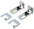 Hafele 422.37.000 Optional Face Frame Bracket, for Accuride 2132 Side, Mounted Slide, Steel, Zinc, 1 Set