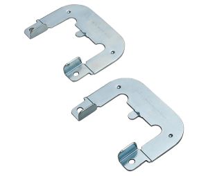 Hafele 422.59.001 Optional Face Frame Bracket, for Accuride 3832 and 3834 Slides, Front Bracket Only, Steel, Zinc