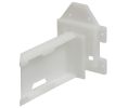 Hafele 422.59.005 Rear Socket Adjustable Bracket, Left Hand, 4 1/2" Length, Plastic, White