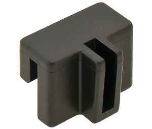 Hafele 422.73.300 Rail Clip, for Hanging File System, Plastic, Black, Box of 10 Pieces