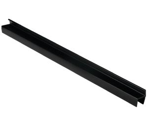 Hafele 422.75.300 Easy Slide Rail, for Hanging File System, For 13 mm (1/2") Material Thickness, Plastic, Black