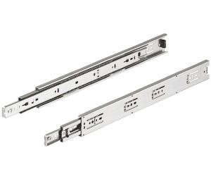 Hafele 422.91.931 Slide, Accuride 3832DO, C3832-C12DOP Model, Ball Bearing Drawer, (12") 300 mm Length, Steel, Zinc, 1 Pair
